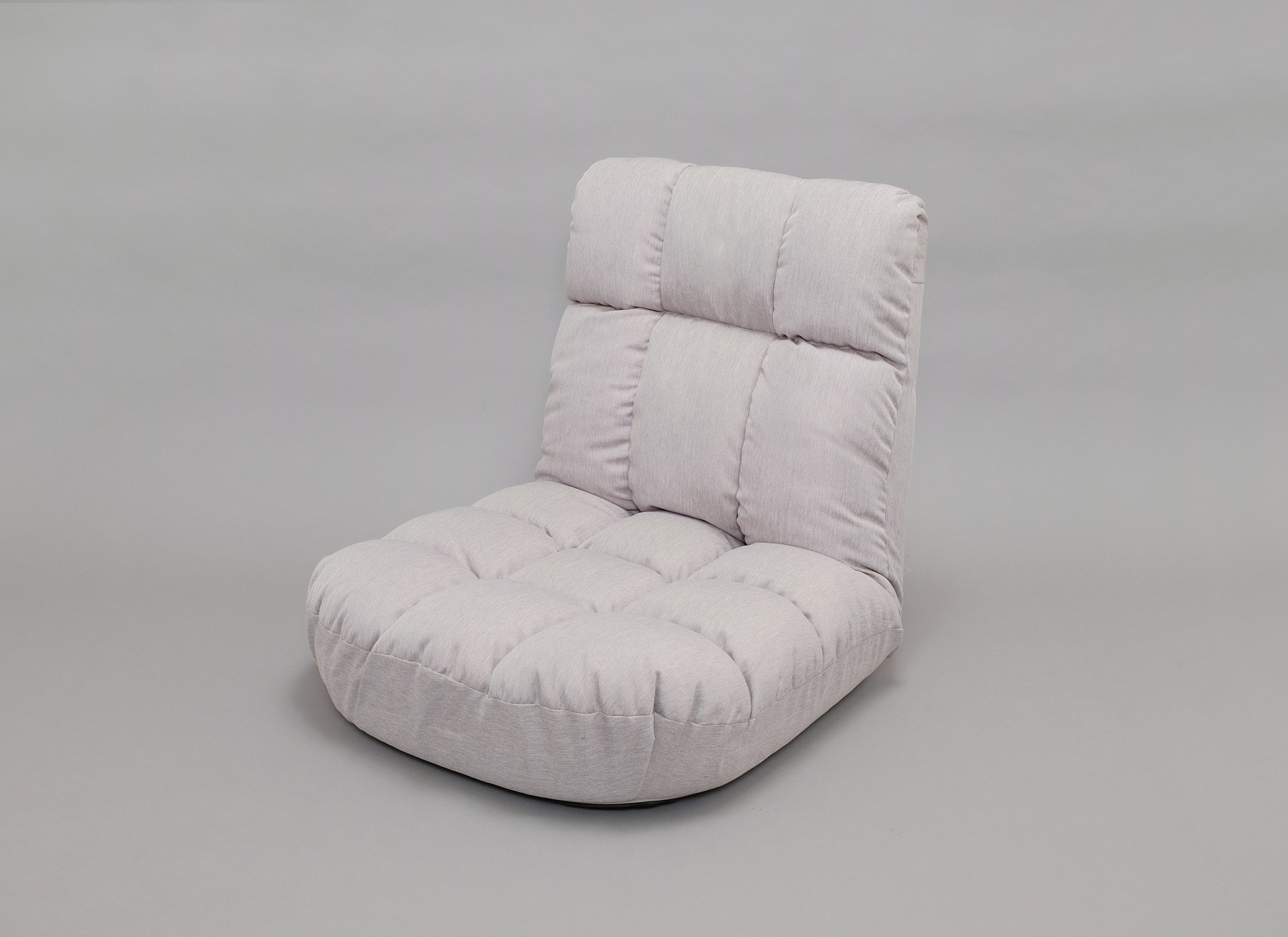 【アイリスオーヤマ】広座面ポケットコイル座椅子　700×770～1280×210～660mm　グレー