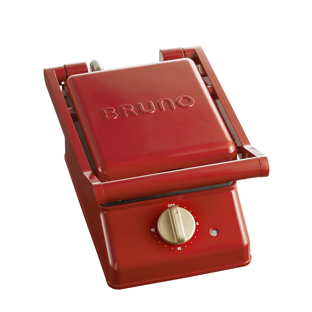 BRUNO ブルーノ グリルサンドメーカーシングル レッド