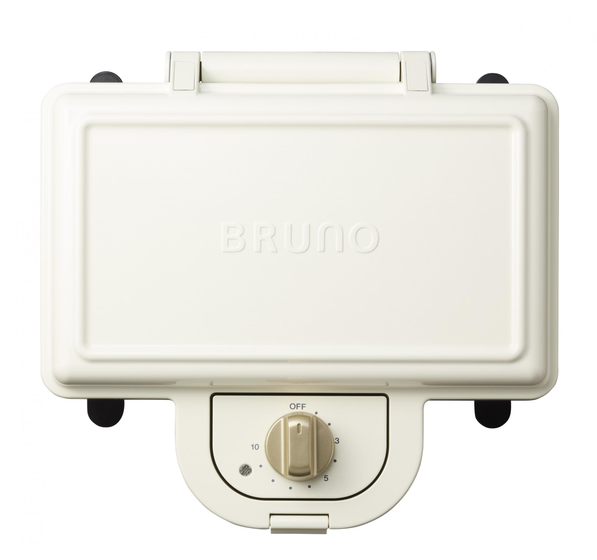 【BRUNO】ホットサンドメーカーダブル(ホワイト)