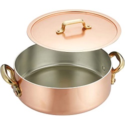 エトール銅　外輪鍋　24cm 業務用 銅鍋