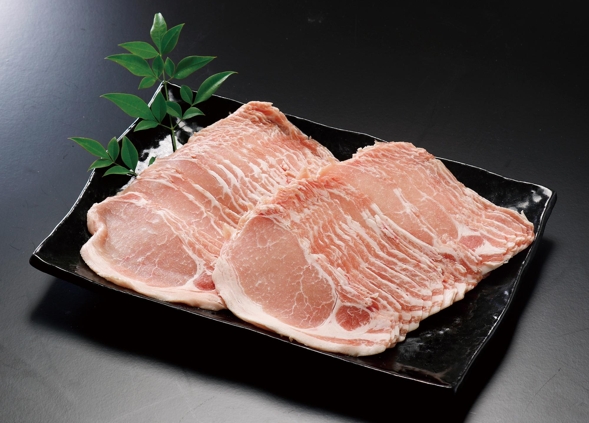 宮崎県産黒豚しゃぶしゃぶ肉 1,000g（ロース）