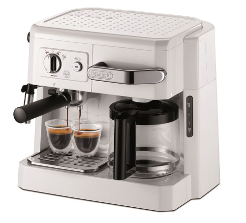 【デロンギ】コンビコーヒーメーカー　370×295×320mm　ホワイト