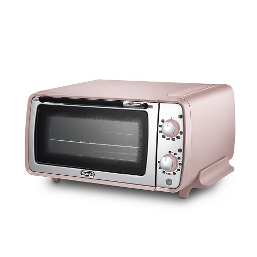 【デロンギ】ディスティンタ・ペルラ コレクション オーブン＆トースター　435×345×220mm　ピンク