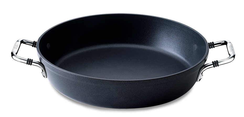 【フィスラー】鍋　ルノ グラタンパン 28cmW39×D29×H6.5cm　ブラック 黒 鍋 両手鍋 IH対応