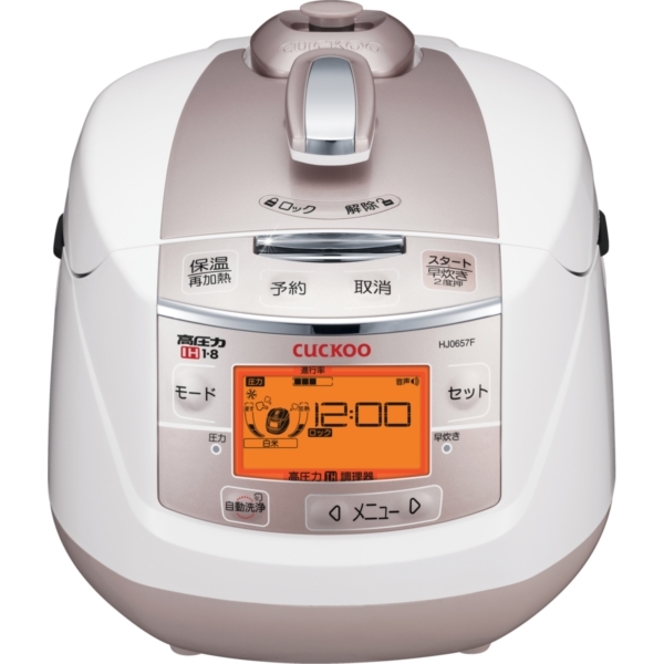 【CUCKOO ELECTRONICS】 CRP-HJ0657F 玄米発芽炊飯器 [IH圧力炊飯器(6合炊き)] ホワイト系