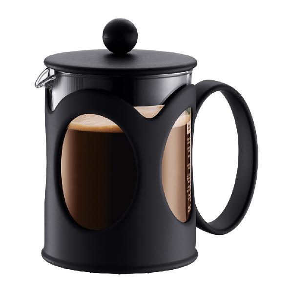 【bodum】 ケニヤ フレンチプレスコーヒーメーカー 0.5L ブラック コーヒーポット コーヒーメーカー