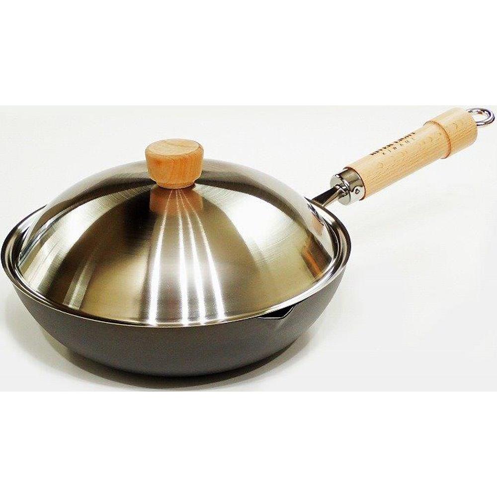【リバーライト】 キワメ ジャパン 炒め鍋蓋付セット26cm