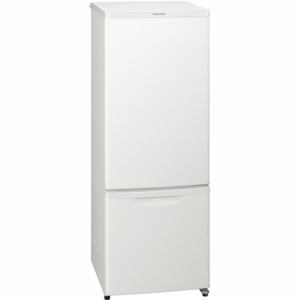 パナソニック NR-B17DW-W 2ドアパーソナル冷蔵庫 (168L・右開き) マットバニラホワイト