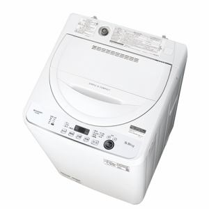 シャープ　ES-GE5E-W　全自動洗濯機　(洗濯・乾燥5.5kg)　ホワイト系