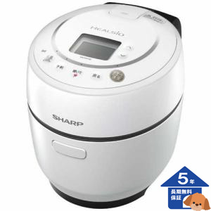【シャープ】KN -HW10E-W 水なし自動調理鍋 ヘルシオ ホットクック (1.0L) ホワイト系【5年保証】