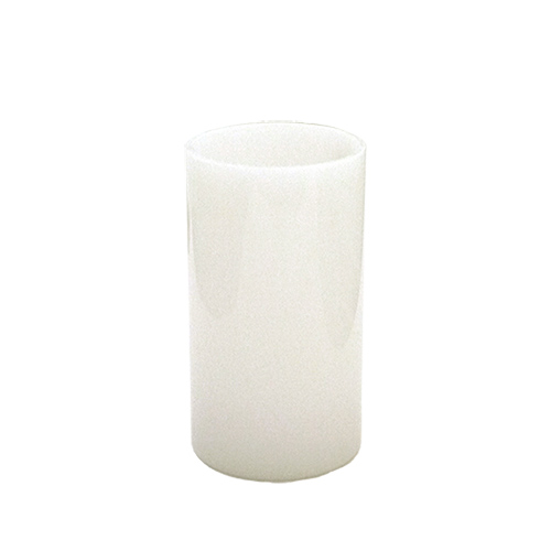【HAMMER GLASS】ｼﾘﾝﾀﾞｰ φ20xH60 ﾎﾜｲﾄ 花瓶
