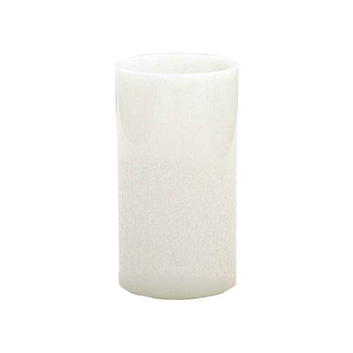 【HAMMER GLASS】ｼﾘﾝﾀﾞｰ φ20xH50 ﾎﾜｲﾄ 花瓶