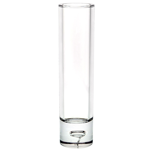 【HAMMER GLASS】ｼﾘﾝﾀﾞｰ 花瓶  φ6xH25 ｸﾘｱ