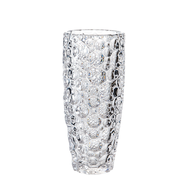【HAMMER GLASS】ｸﾞﾗｽ 花瓶 ｸﾘｽﾀｲﾝﾌｨﾆﾃｨφ15.5xH35