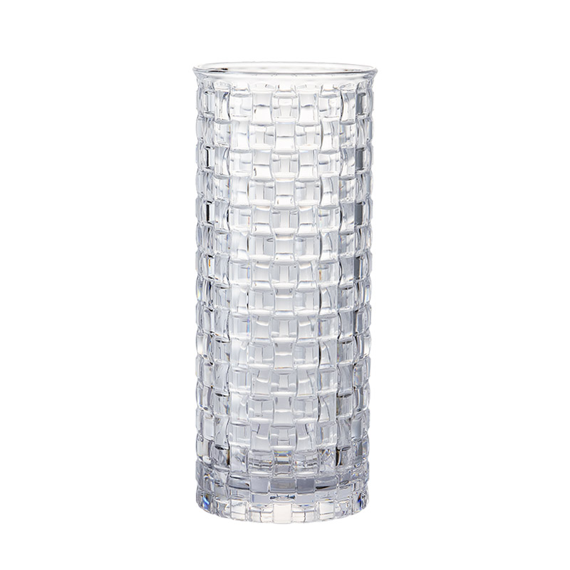【HAMMER GLASS】花瓶 ｸﾘｽﾀMOSAIC 12.5xH30