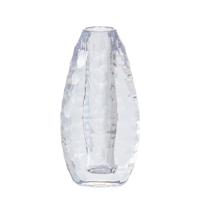 【HAMMER GLASS】ｱｲｽﾍﾞｰｽｽﾏｰﾄ 花瓶 9x5xH18