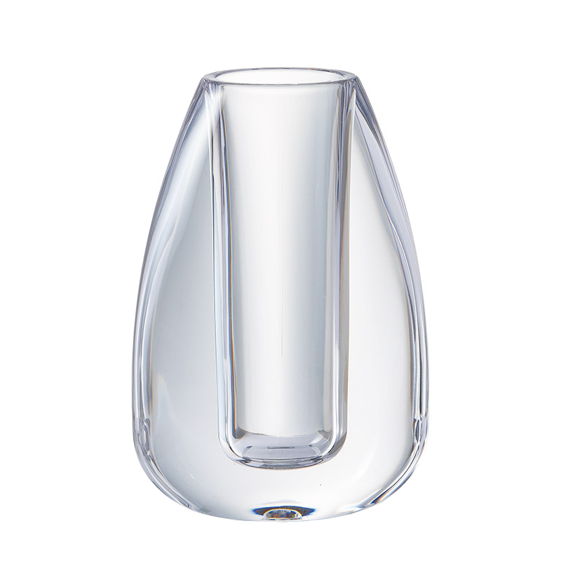 【HAMMER GLASS】ﾎﾛｰﾍﾞｰｽ 花瓶 12x4.5xH18