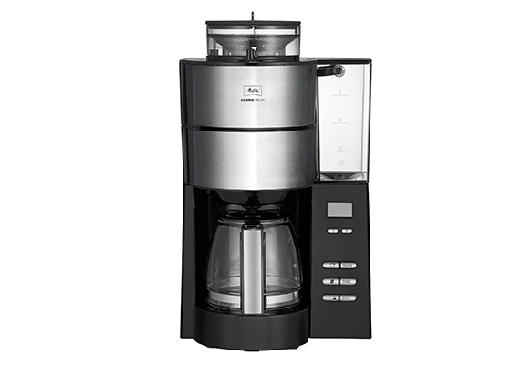 【メリタ】ミル付きコンパクトな6杯サイズの本格全自動コーヒーメーカーカー　アロマフレッシュ AFG621-1B