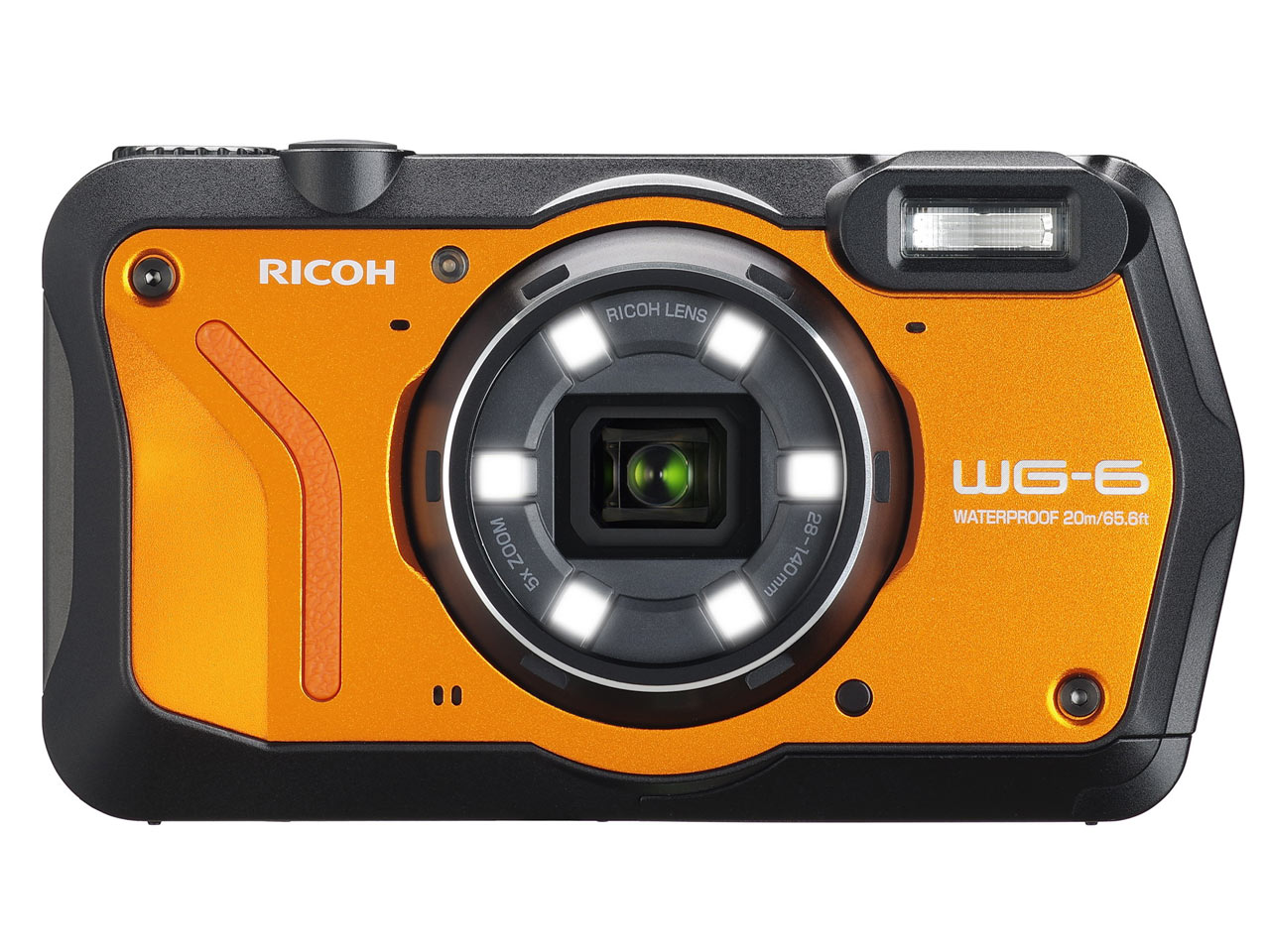 RICOH デジタルカメラ WG-6 オレンジ