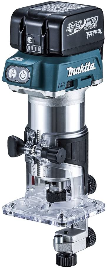 【マキタ】 トリマー 充電式トリマ バッテリ・充電器・ケース付