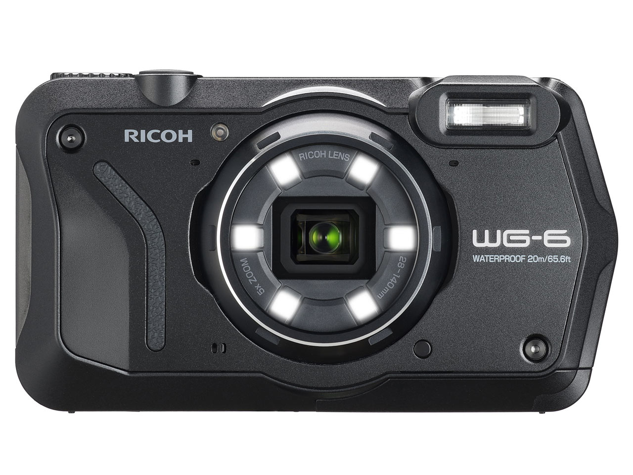 【RICOH】 デジタルカメラ WG-6 ブラック